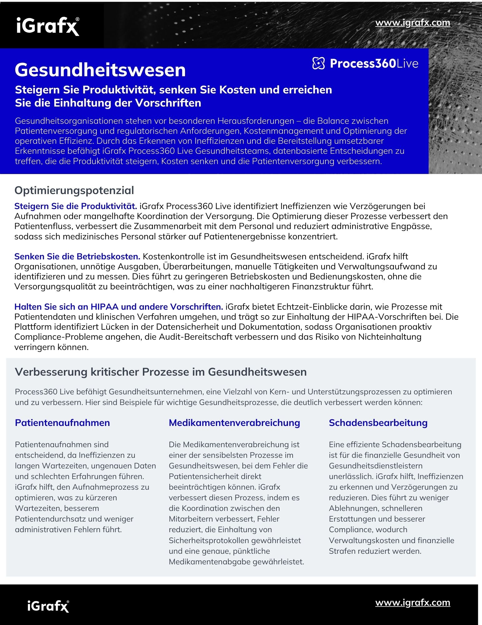 Healthcare Datasheet - DE