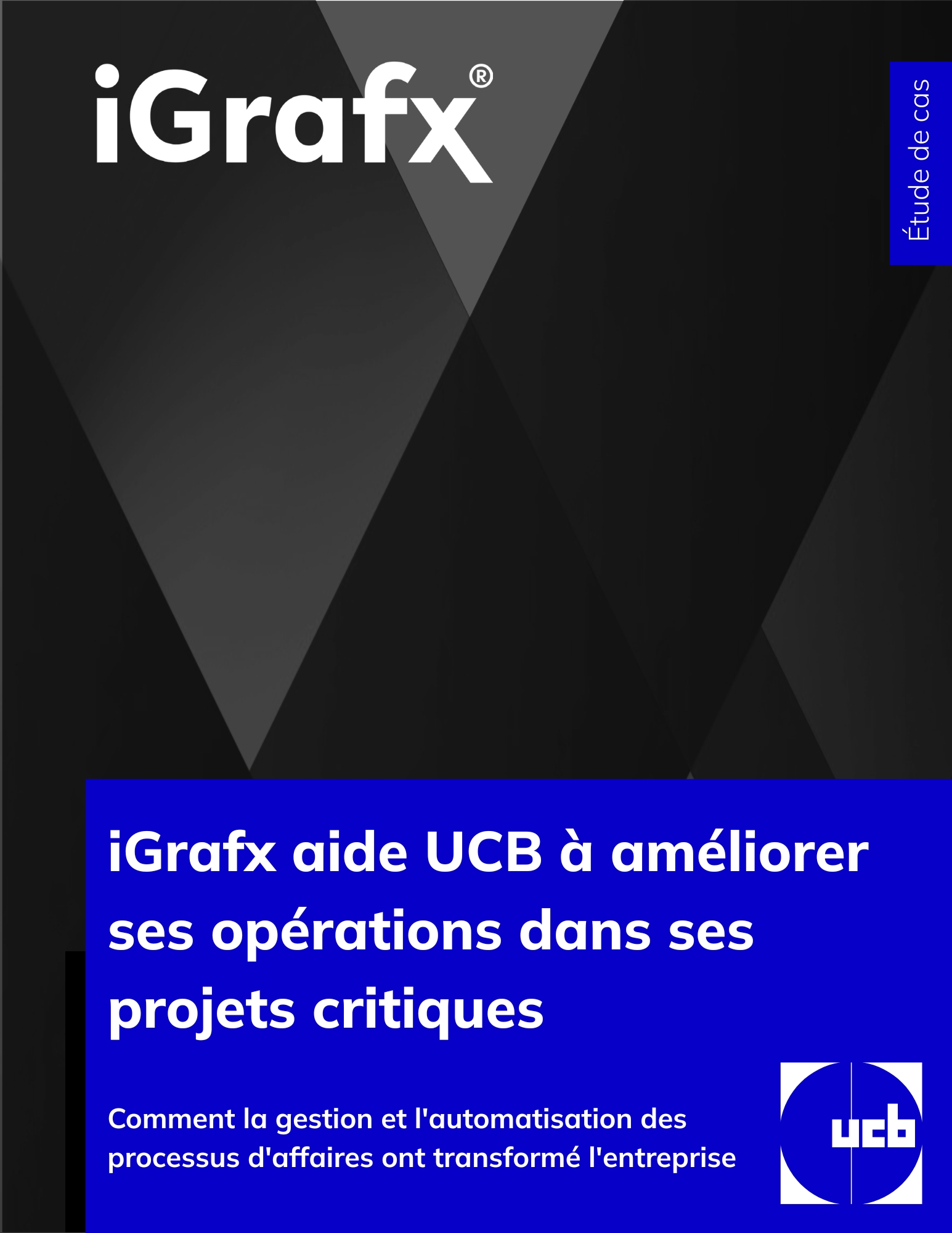 iGrafx aide UCB à améliorer ses opérations dans ses projets critiques